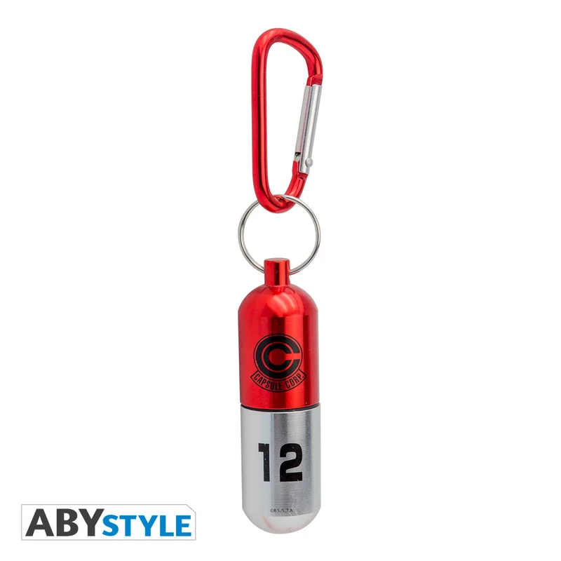 Red Capsule Corp. Aluminum Keychain by ABYstyle
